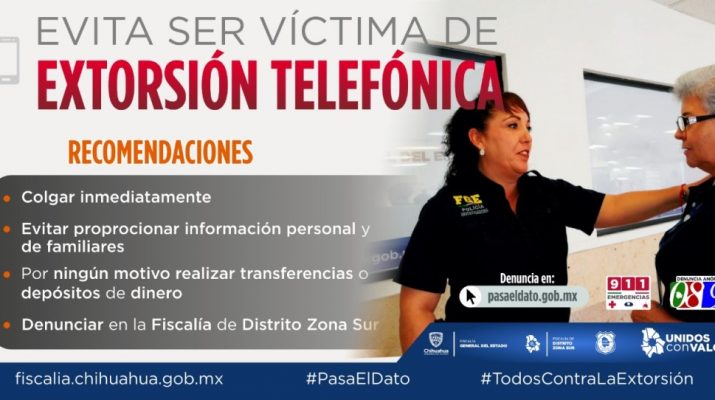 Emite Fiscalía Recomendaciones Para Evitar Ser Víctima De Extorsión